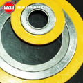 Venda imperdível! Metal Spiral Wound Gasket Ss304 com anel exterior CS Spray pintura cores Yellow ou Green Gasket